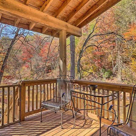 웨버빌 Creekside Retreat With Deck, 18 Miles To Wolf Ridge 빌라 외부 사진